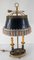 Lámpara de mesa French Empire Ormolu de bronce dorado y Tole, Imagen 13
