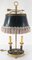 Lámpara de mesa French Empire Ormolu de bronce dorado y Tole, Imagen 2