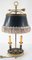 Lámpara de mesa French Empire Ormolu de bronce dorado y Tole, Imagen 4