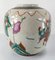 Chinese Chinoiserie Famille Verte on Cream Crackle Ginger Jar 2