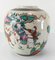 Chinesische Chinoiserie Famille Verte auf Cream Crackle Ginger Jar 5