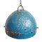 Vintage Blue Iron Rivet Pendant Light 5