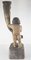 Early 20th Century Spanish or Portuguese Colonial Carved Wood Cherub Candle Holder, Image 7
