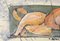 Composición abstracta figurativa, Gouache, años 80, Enmarcado, Imagen 4