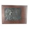 Französische Belgische Bronze Relief Plakette, 19. Jh. von Constantin Meunier 1