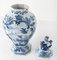 18th Century Dutch Delft Rococo Blue and White Hexagonal Garniture Vase 8