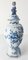Vase Hexagonal Garniture Bleu et Blanc Rococo de Delft, Pays-Bas, 18ème Siècle 5