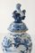 18th Century Dutch Delft Rococo Blue and White Hexagonal Garniture Vase 7