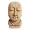 Statua antica della testa di monaco dell'arenaria, Immagine 1