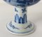 19th Century Chinese Blue and White Dragon Stemcup as Is 6