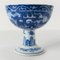 19th Century Chinese Blue and White Dragon Stemcup as Is 4