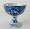 19th Century Chinese Blue and White Dragon Stemcup as Is 13