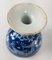 19th Century Chinese Blue and White Dragon Stemcup as Is 11