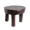 Vintage West African Wood Stool 4