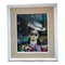 Großäugiges Mädchen mit Hut, 1960er, Gemälde auf Leinwand, Gerahmt 1