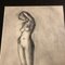 Female Nude Study, 1960s, Charcoal 2