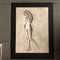 Female Nude Study, 1960s, Charcoal 4