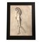 Female Nude Study, 1960s, Charcoal 1
