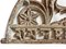 Espejo de popa antiguo de hierro fundido, India, Imagen 2