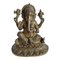 Figura de Ganesha vintage de latón, Imagen 1