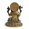 Figura de Ganesha vintage de latón, Imagen 4