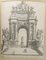 Carlo Rainaldi, Triumphal Arch, 17th Century, Engraving 4