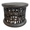 Vintage Bamileke Spiral Wood Stool Table 1