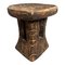 Vintage Bamileke Burn Pedestal Stool 1