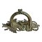 Antique Art Nouveau Brass Handle Pull 1