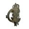 Antique Art Nouveau Brass Handle Pull, Image 4