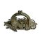 Antique Art Nouveau Brass Handle Pull, Image 2