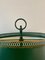 Mid-20th Century French Regency Green and Gold Tole Bouillotte Lamp 3