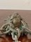 Aldaba del Grand Tour italiano antigua de bronce fundido con cadena y león, Imagen 8