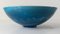 Danish Modern Bing & Grondahl Turquoise Blue Bowl 11