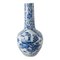 Jarrón Chinoiserie chino en azul y blanco, siglo XIX, Imagen 1