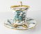 Taza de té y platillo alemana de porcelana, siglo XIX de KPM. Juego de 2, Imagen 13