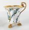 Taza de té y platillo alemana de porcelana, siglo XIX de KPM. Juego de 2, Imagen 4
