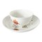 18th Century German Royal Vienna Floral Teacup and Saucer, Image 1