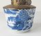 18th Century Chinese Blue and White Cup Opium Table Lamp 3