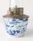 18th Century Chinese Blue and White Cup Opium Table Lamp 4