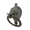 Aldaba en forma de elefante de bronce de finales del siglo XIX, Imagen 3