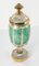 Bohemian Art Glass Moser Style Covered Urn 2