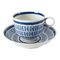 Taza de té y platillo Worcester Barr, Flight & Barr, Imagen 1