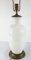 Lámpara de mesa francesa de vidrio opalino blanco, Imagen 4