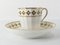 Antike georgische englische Royal Crown Derby Teetasse mit Untertasse, 2er Set 2