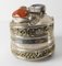 Portagioielli vintage placcato in argento con formica e pietre semipreziose, Immagine 3