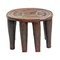 Mid 20th Century Vintage 8 Leg Wood Nupe Side Table 3