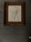 Estudio Art Déco de figura masculina, dibujo al carboncillo, años 20, enmarcado, Imagen 4