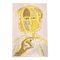 EJ Hartmann, Abstraktes kubistisches Portrait, 2000er, Farbe auf Papier 1