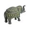 Figura de elefante de Jaipur vintage de bronce, Imagen 4